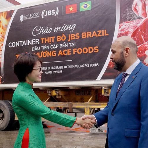O Transporte das 27 toneladas de carne bovina do Brasil, a logística para o mercado vietnamita